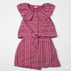 Penelope Mack Pink Striped Jumpsuit